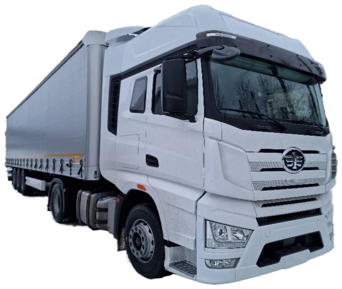Фура FAW J7 + п/п Wielton КА229050 г/п 20т — аренда в Москве, МузЭнерго